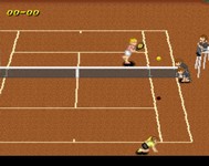 une photo d'Ã©cran de Super Tennis sur Nintendo Super Nes